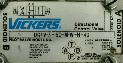 REFURBISHED VICKERS DG5S-8-0C-EM-WH-20 VALVE DG4V3-6C-M-W-H-40 DG5S80CEMWH20