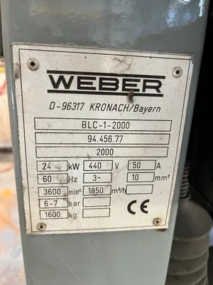 2000 WEBER BLC-1-2000 Misc Grinders (Chucking, Form, Profile, Thread) | Mohawk Machinery (5)