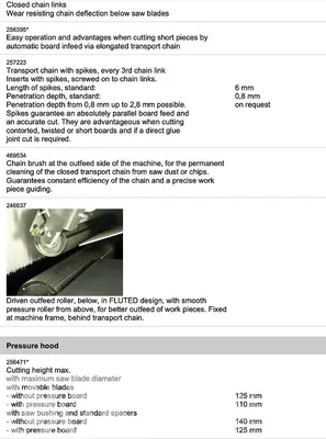 USED 2012 RAIMANN KR450M GANG RIP SAW WITH VALUE RIP 4 INFEED