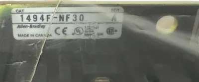 NEW ALLEN BRADLEY 1494F-NF30 DISCONNECT SWITCH 30A 3P 600V