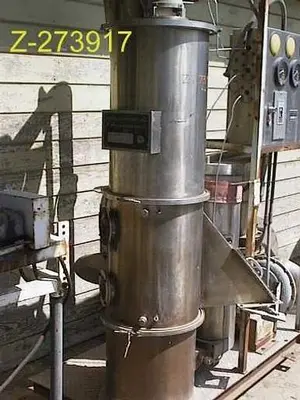 Dryer, Fluid Bed, 18" X 4', S/st, Bowen, Lab Size, Gas, #Z273917