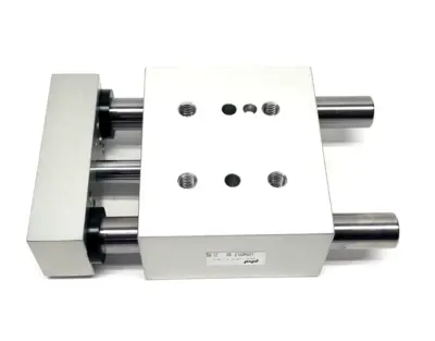SAH125X1-J4-M, SAH1 25 X 1 -J4-M | PHD SAH125X1-J4-M Compact Pneumatic Thruster Slide 25mm Bore 1" Stroke/Travel - Used