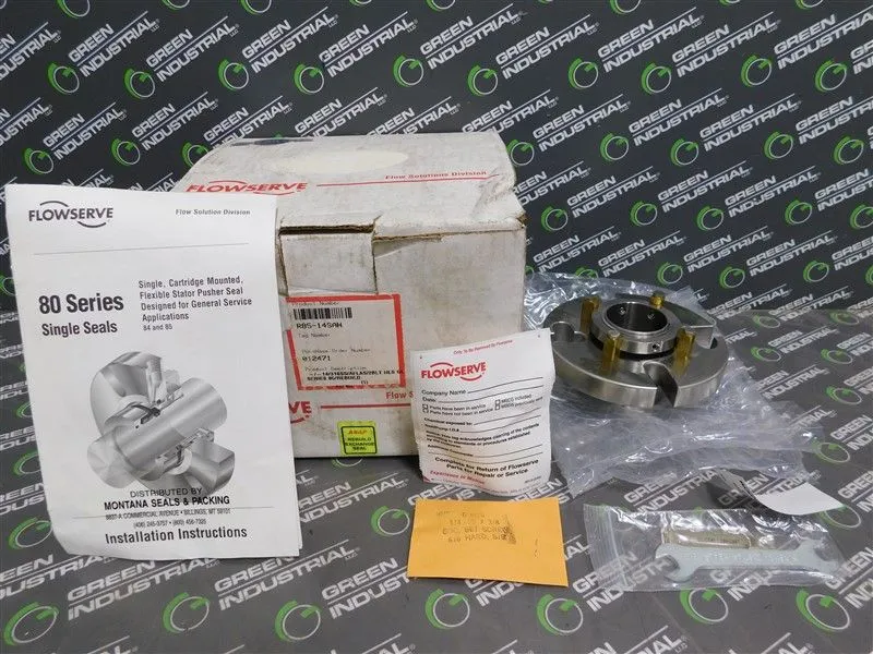Flowserve R85-14SAH Series 85 Slurry Seal -/-14/316SS/AFLAS/2BLT HLS GL Rebuilt