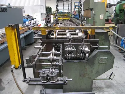 USED MGM + COLOMBO ROLL FORMING PUNCH LINE