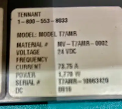Tennant T7 AMR Robotic Floor Scrubber Fully Refurbished Tested and Working
