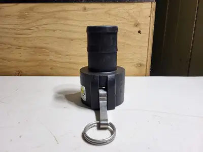 200C Polypropylene Cam Lever Type C Coupling 2" Female Coupler x 2" Hose Barb