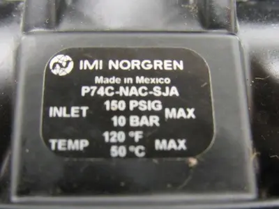 Norgren P74C-NAC-SJA Pneumatic Solenoid Valve 150PSIG 120V