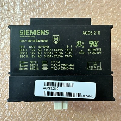 NEW Siemens Combustion AGG5.210