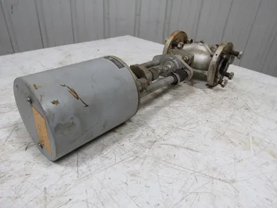 HTT PN25 DN40 Bellows Type Globe Valve 40mm W/230V 50Hz Rotary Actuator