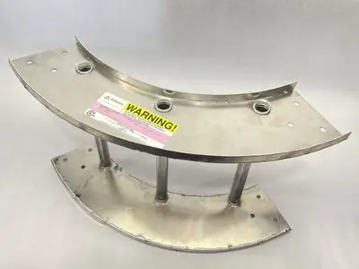 USED ATKORE CABLE TRAY 90 DEGREE OUTSIDE VERTICAL ELBOW 12" RADIUS