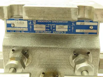 Tyco M6TAVDS Natural Gas Manifold 5 Valve 316 Stainless Steel