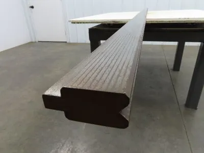 Press Brake Die 121-1/8" Long 90° V 1/2" Tang 1-1/8" W 1-13/16" H 7/16x7/32" V