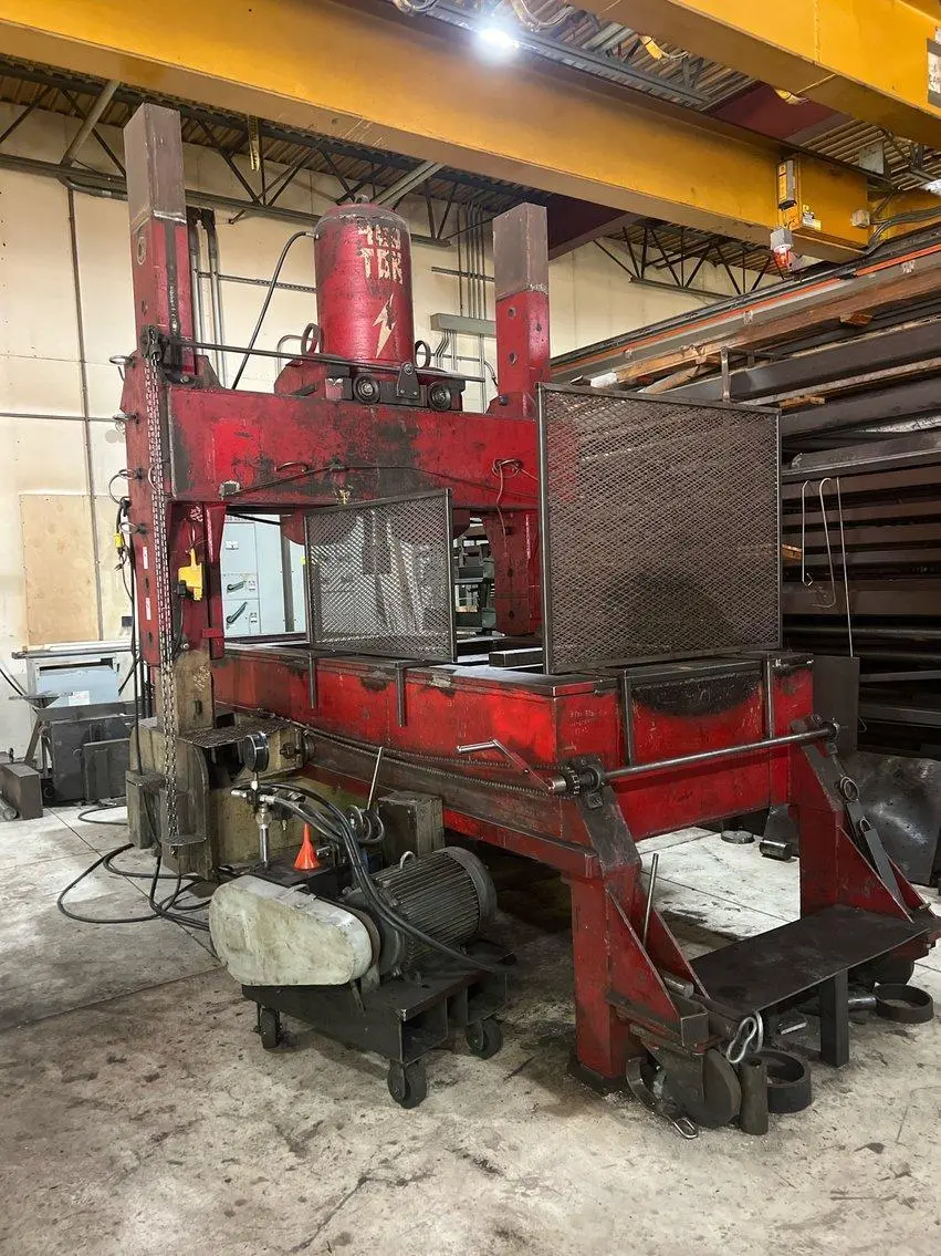 400 TON MILLHOFF ROLLING FRAME HYDRAULIC STRAIGHTENING PRESS: YOBRO #24002