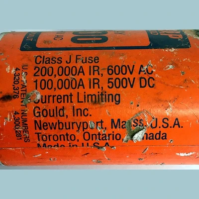 Gould Class J 500 Amp Fuse