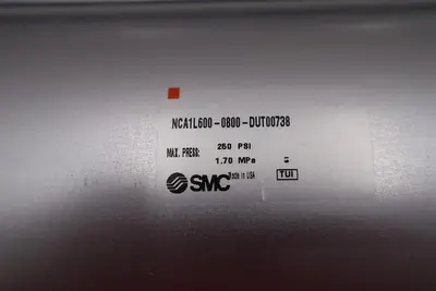 SMC NCA1L600-0800-DUT00738 250PSI NEW UNIT TWO AVAILABLE STOCK S-307