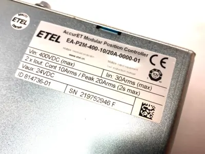 USED ETEL ACCURET MODULAR POSITION CONTROLLER