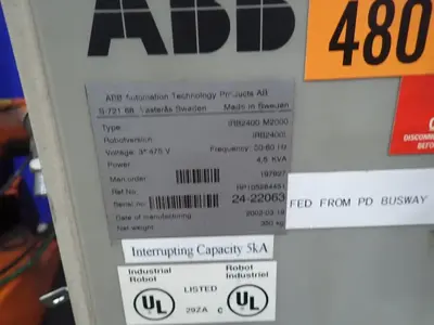 USED 2002 ABB IRB2400 M2000