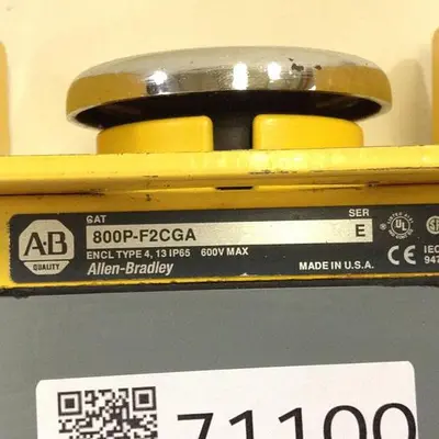 USED ALLEN BRADLEY 800P-F2CGA SER E
