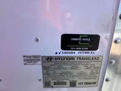 Used 2025 HYUNDAI VC2310151-AFJR Box Trailers California US | Commerce Truck Equipment Sales #1548725