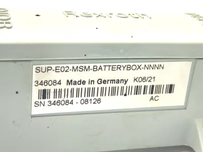 Used Bosch Rexroth Multi-Turn Battery Box SUP-E02-MSM-BATTERYBOX-NNNN PLC Processors Michigan US | Maverick Industrial Sales #1389548