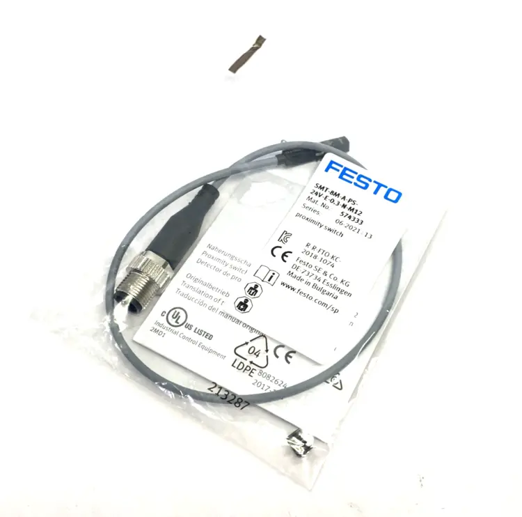 New | in-Stock Festo SMT-8M-A-PS-24V-E-0.3-N-M12 Proximity Sensors Michigan US | Maverick Industrial Sales #1407071