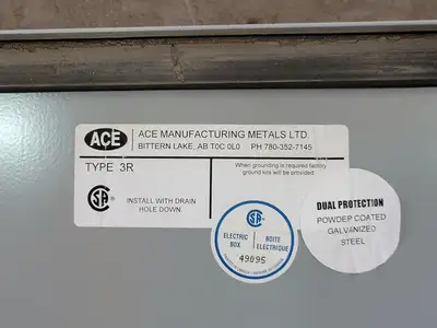 USED ACE MANUFACTURING TYPE 3R