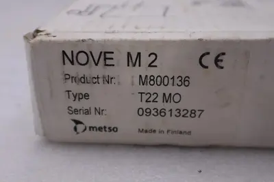 Metso NOVE M 2 Consistency Sampler Valve M800136 USED UNIT STOCK 5577A