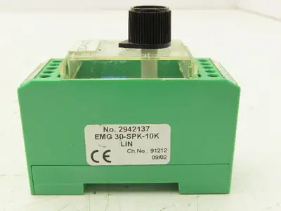 Phoenix Contact EMG 30-SPK-10K LIN Potentiometer 24V Control Signal 100 Ohm