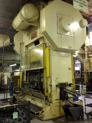 600 TON BLOW SC2-600-96-48 STRAIGHT SIDE DOUBLE CRANK (SINSGLE ACTION) PRESS