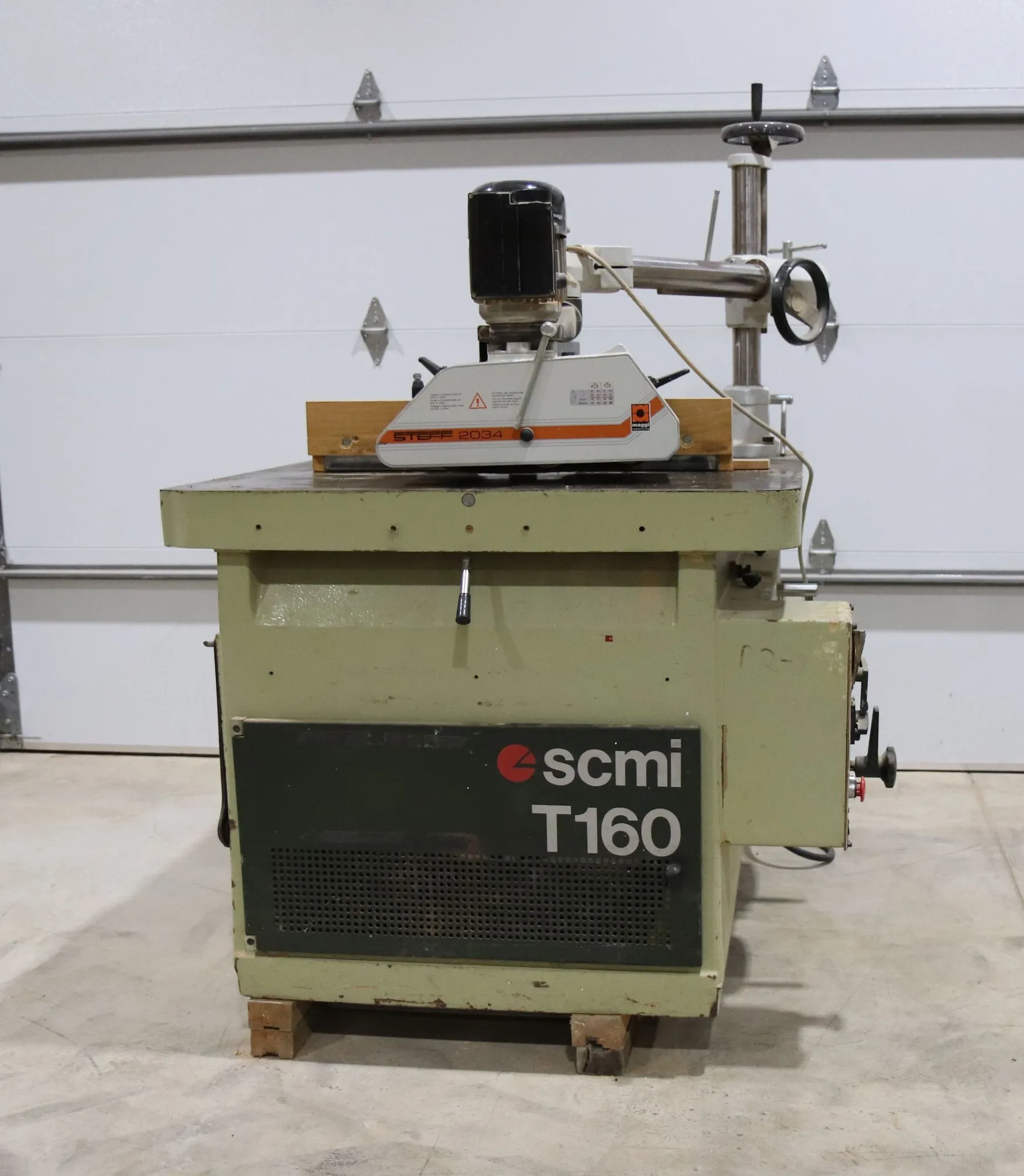 Used SCMI T160 Tilting Spindle Shaper w/ Power Feed Woodworking Shapers Ohio US | Longtown Joinery LLC #1266892