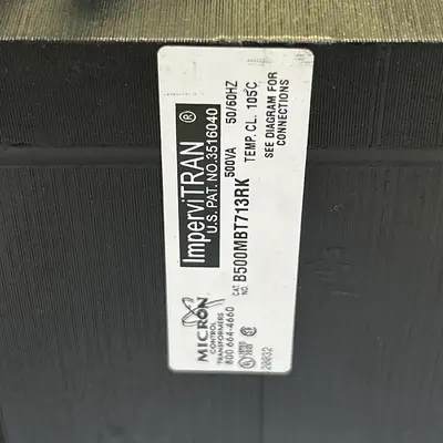 Used MICRON B500MBT713RK Miscellaneous Equipment (Electrical & Power) | Surplus Asset Holdings #1197840