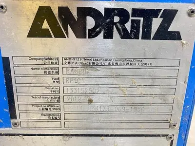 USED ANDRITZ RPLC1