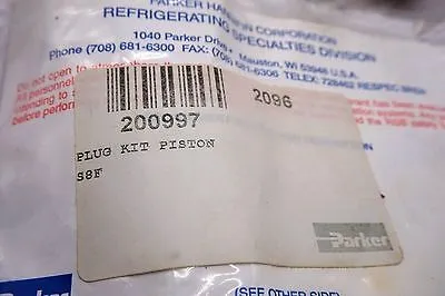 NEW PARKER 200997 PLUG KIT PISTON