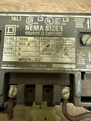 Used SQUARE D 8735-SCO8 Industrial Controls Ohio US | Surplus Asset Holdings #1239272