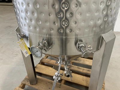Used PSYCHO BREW JACKETED CONICAL FERMENTER/UNITANK 10BBL Dish & Cone Bottom Tanks Michigan US | Miedema Asset Management Group #1580147