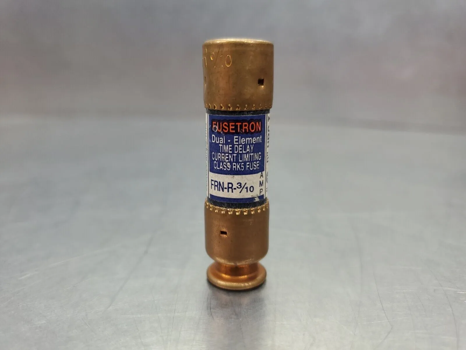 FUSETRON FRN-R-3/10 Dual-Element TIME DELAY FUSE, 250VAC 200,000A. 4D-BOX#2