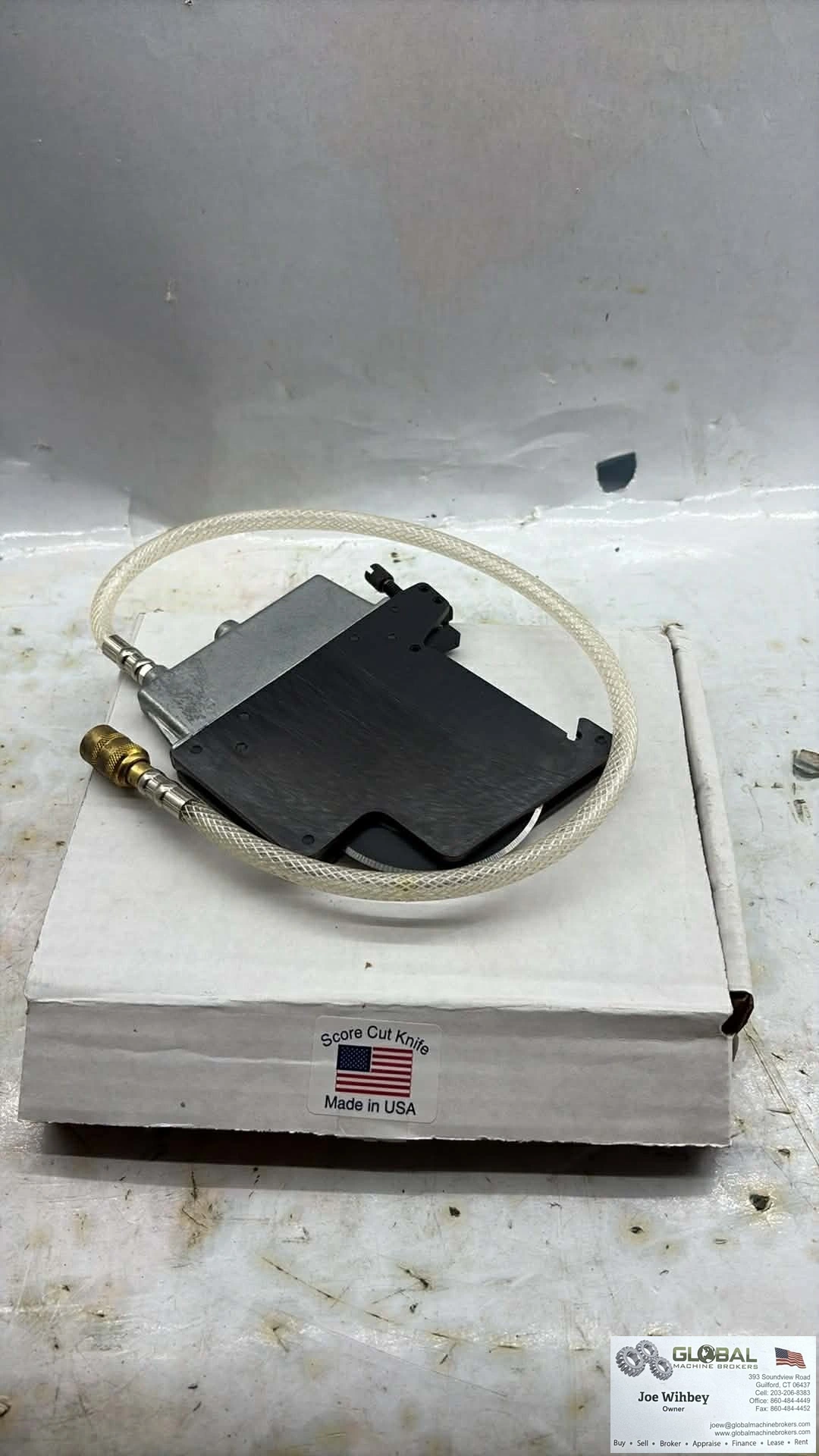 Pneumatic Slitter Head Knife Holder For Industrial Cutting 3" Blade USA