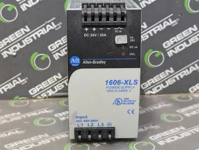 Allen Bradley 1606-XLS480E-3 Power Supply Module 24VDC 20A Used