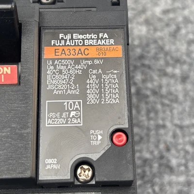 Used Fuji Electric EA33AC Circuit Breakers California US | Davliegogo LLC #1705262
