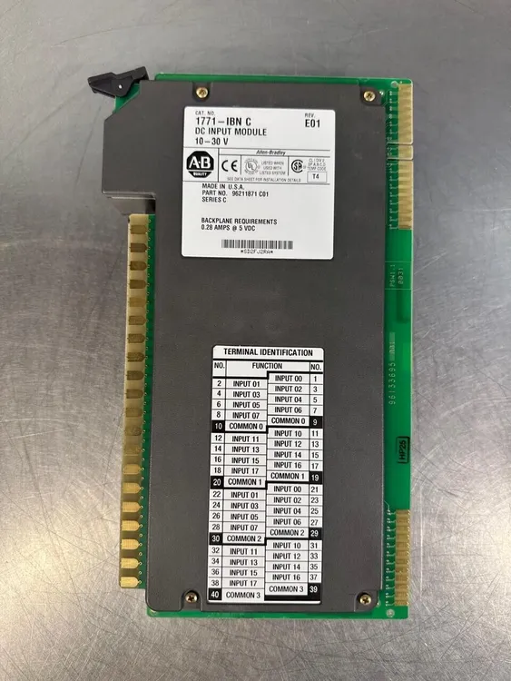 Used Allen-Bradley 1771-IBN PLC Input & Output | Palmetto Automation #1156543