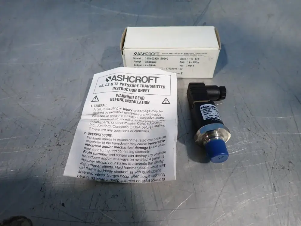 NEW ASHCROFT G27M0242N1500#G