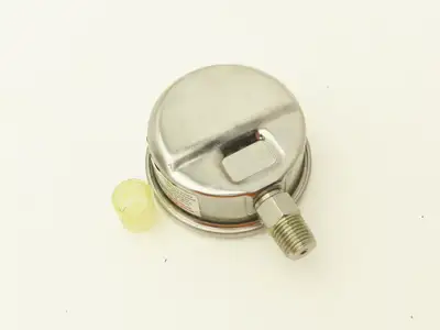 Pressure Gauge 0-200 PSI 316SS Glycerin Filled ASME B40.1 Lot of 9 1/4" NPT