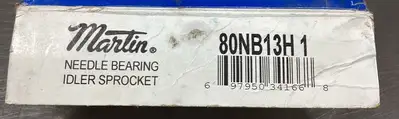 New Martin 80NB13H 1 Needle Bearing Idler Sprocket 6F-30