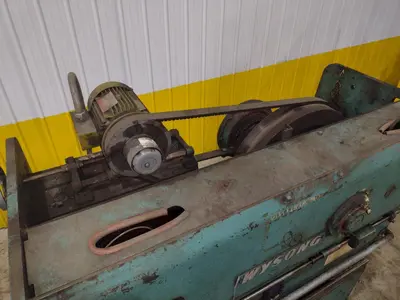 25 TON X 6' WYSONG MODEL #2572 MECHANICAL PRESS BRAKE: STOCK #23464