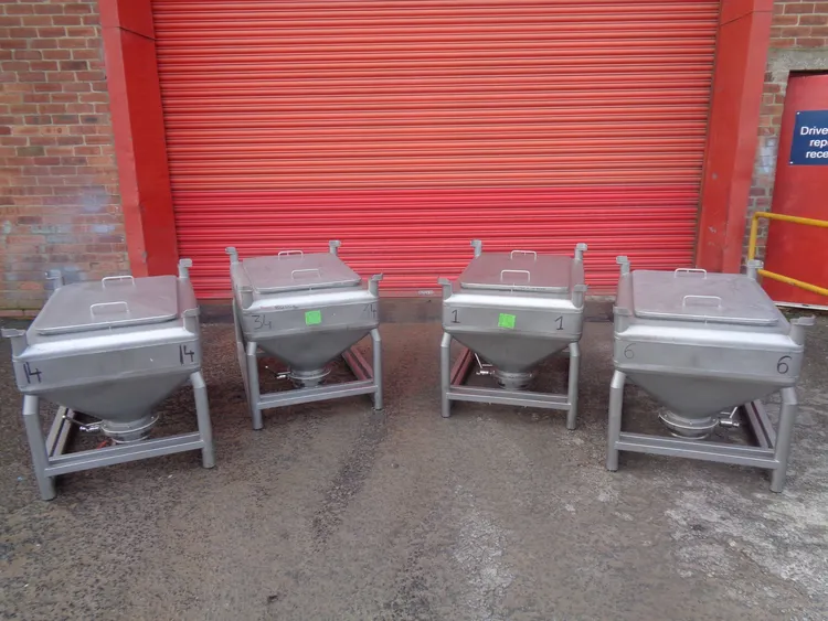 Used OTTO EDELSTAHLTECKNIK GMBH 250 Litre Bins New Jersey US | Perry Equipment #121012