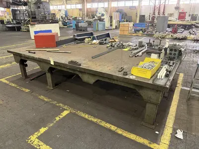 12'3" X 8'3" STEEL LAYOUT TABLE: STOCK #23550