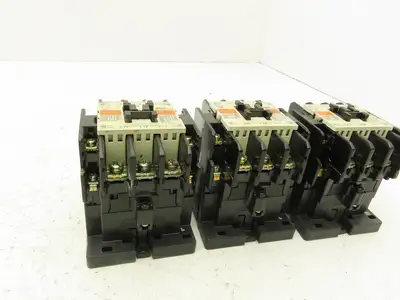 Fuji Electric SC-N1 Magnetic Contactor 120V Coil Lot of 3