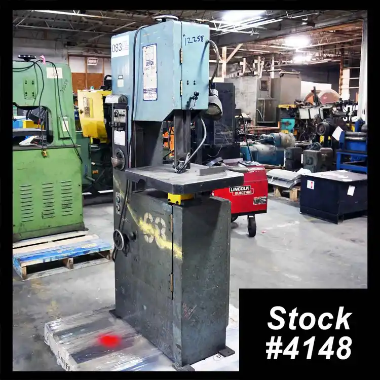 Used LETEN LCM 360 Vertical Band Saws Ohio US | Universal Tube & Rollform Equipment Company #280422