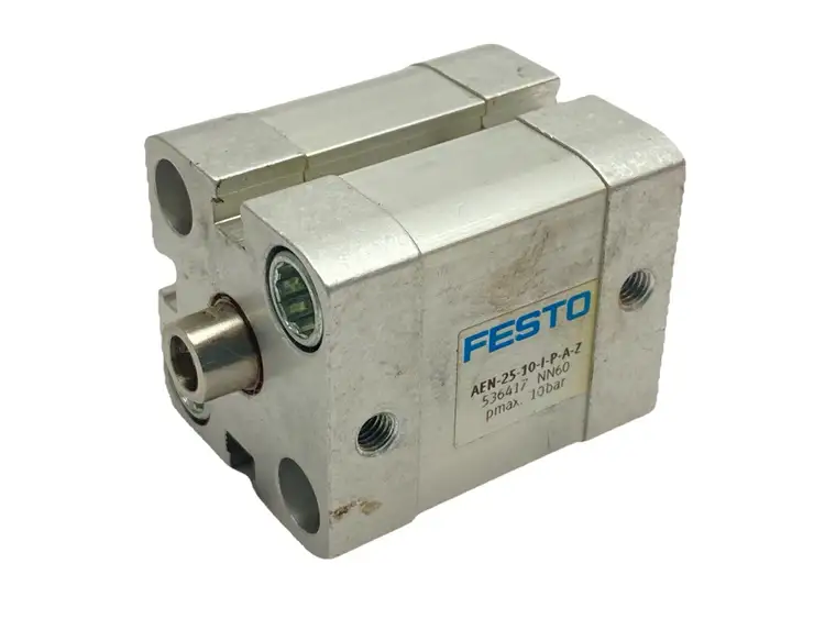 Used FESTO PNEUMATIC COMPACT CYLINDER 25MM BORE 10MM STROKE Pneumatic Cylinders | Maverick Industrial Sales #1099425