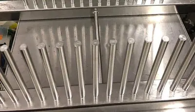 STAINLESS STEEL SUBSTRATE RACK HOLDS CLASS 10